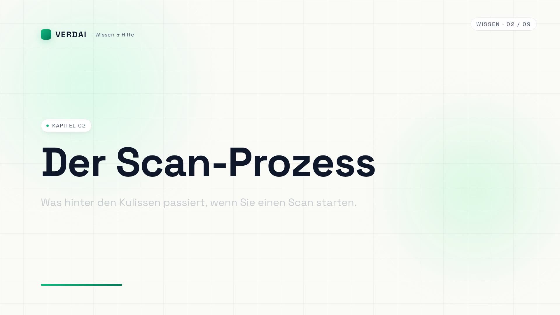 Vorschaubild: Der Scan-Prozess