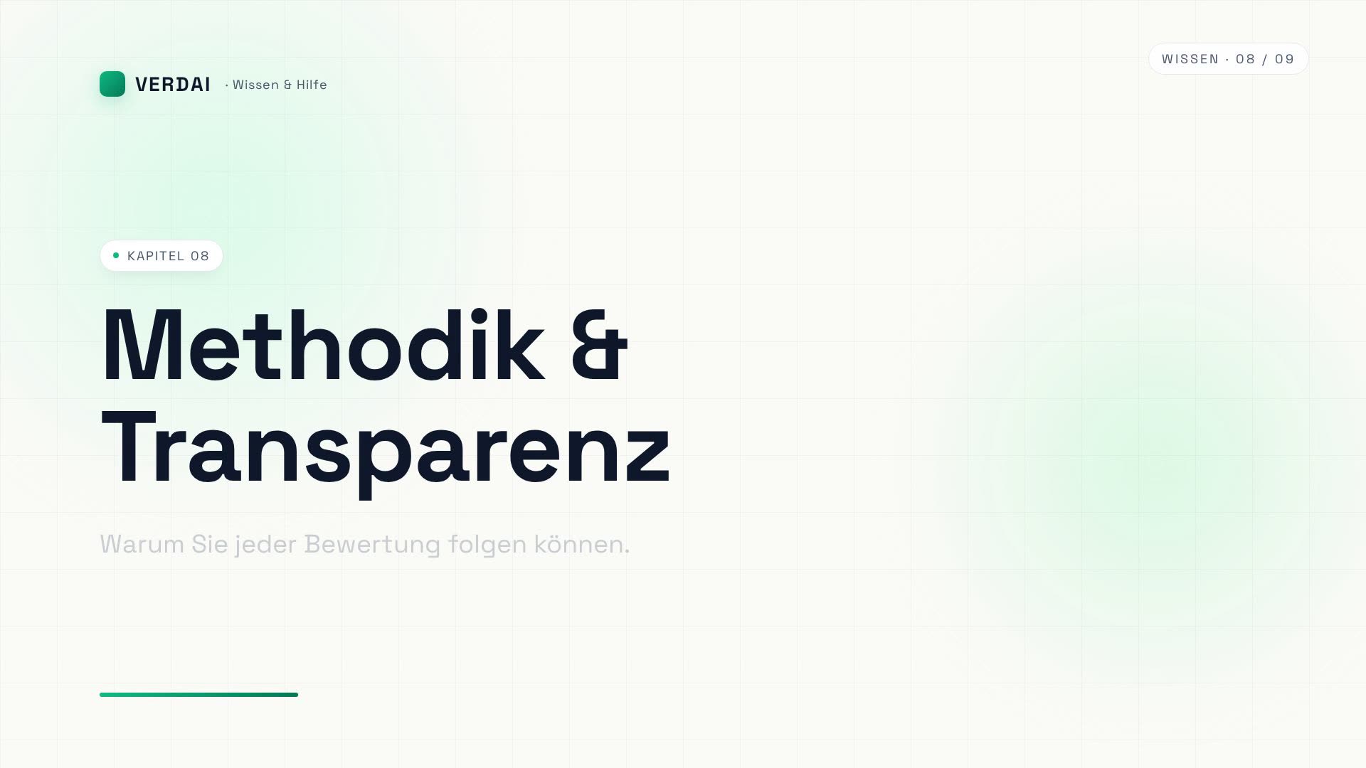 Vorschaubild: Methodik & Transparenz